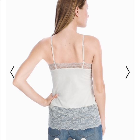 ‼️FINAL PRICE DROP‼️ WHBM black lace cami - Picture 2 of 5